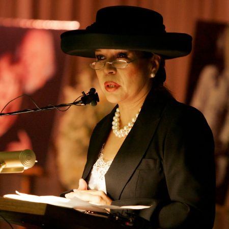 Yukiye Kitahara spoke at Pat Morita's memorial.